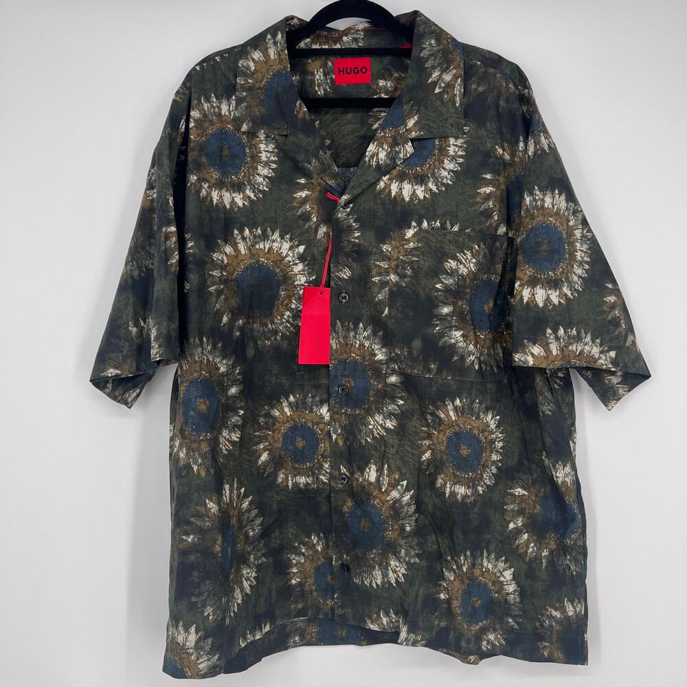 Hugo Boss Sunflower Shirt Mens Sz M